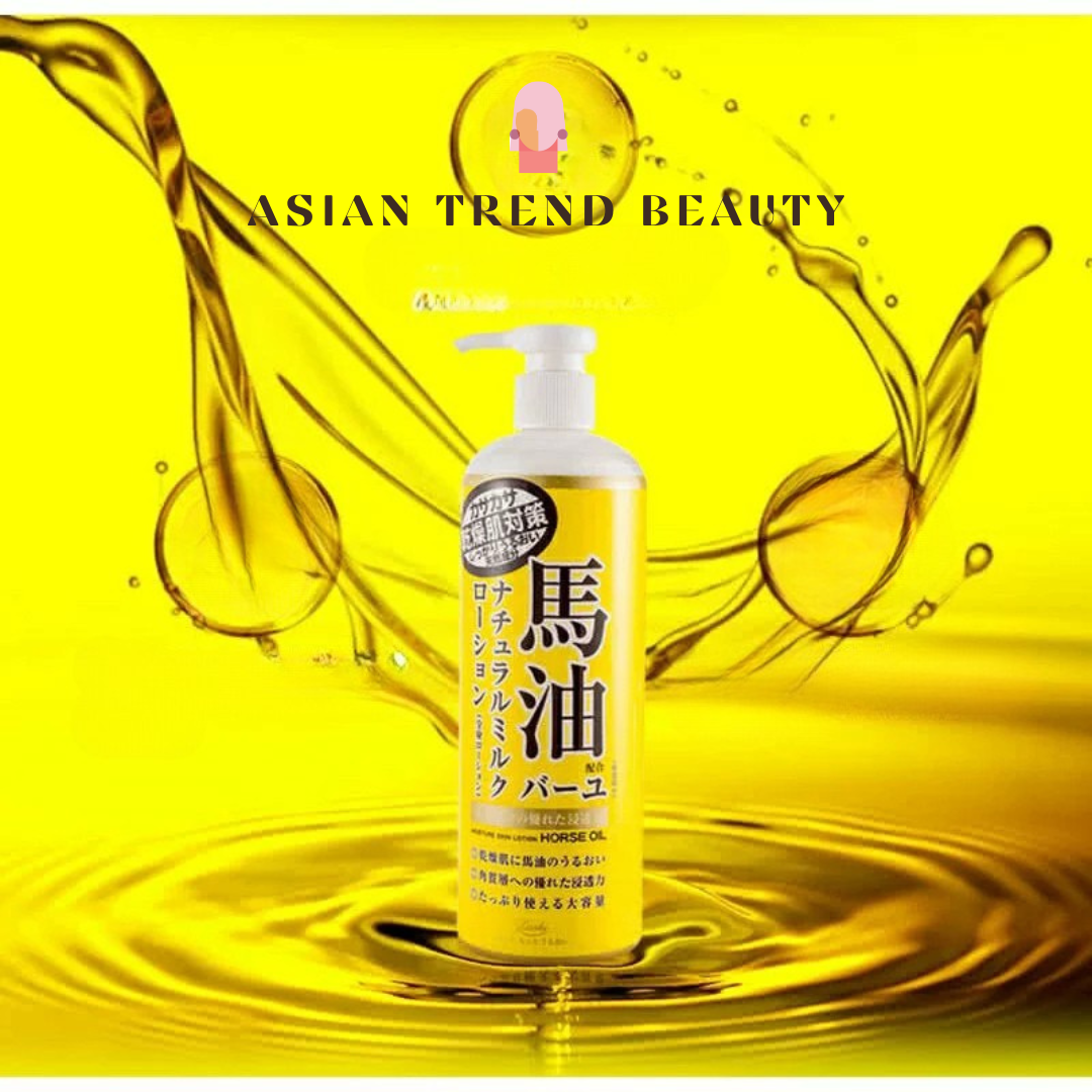 Loshi Moist Aid Horse Oil Natural High Moisturizing Milk Lotion 485ml