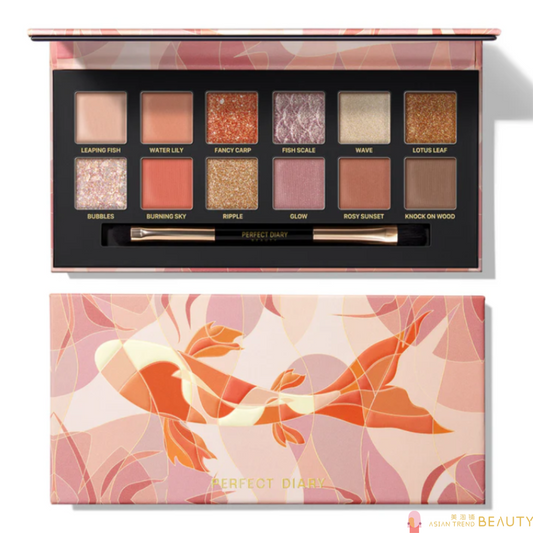 Perfect Diary Explorer 12-Color Eyeshadow Palette #10 Koi Fish