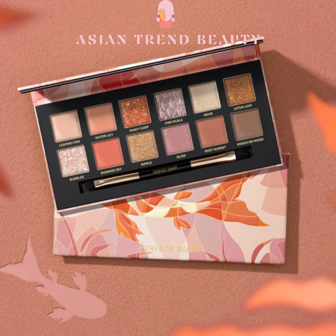 Perfect Diary Explorer 12-Color Eyeshadow Palette #10 Koi Fish