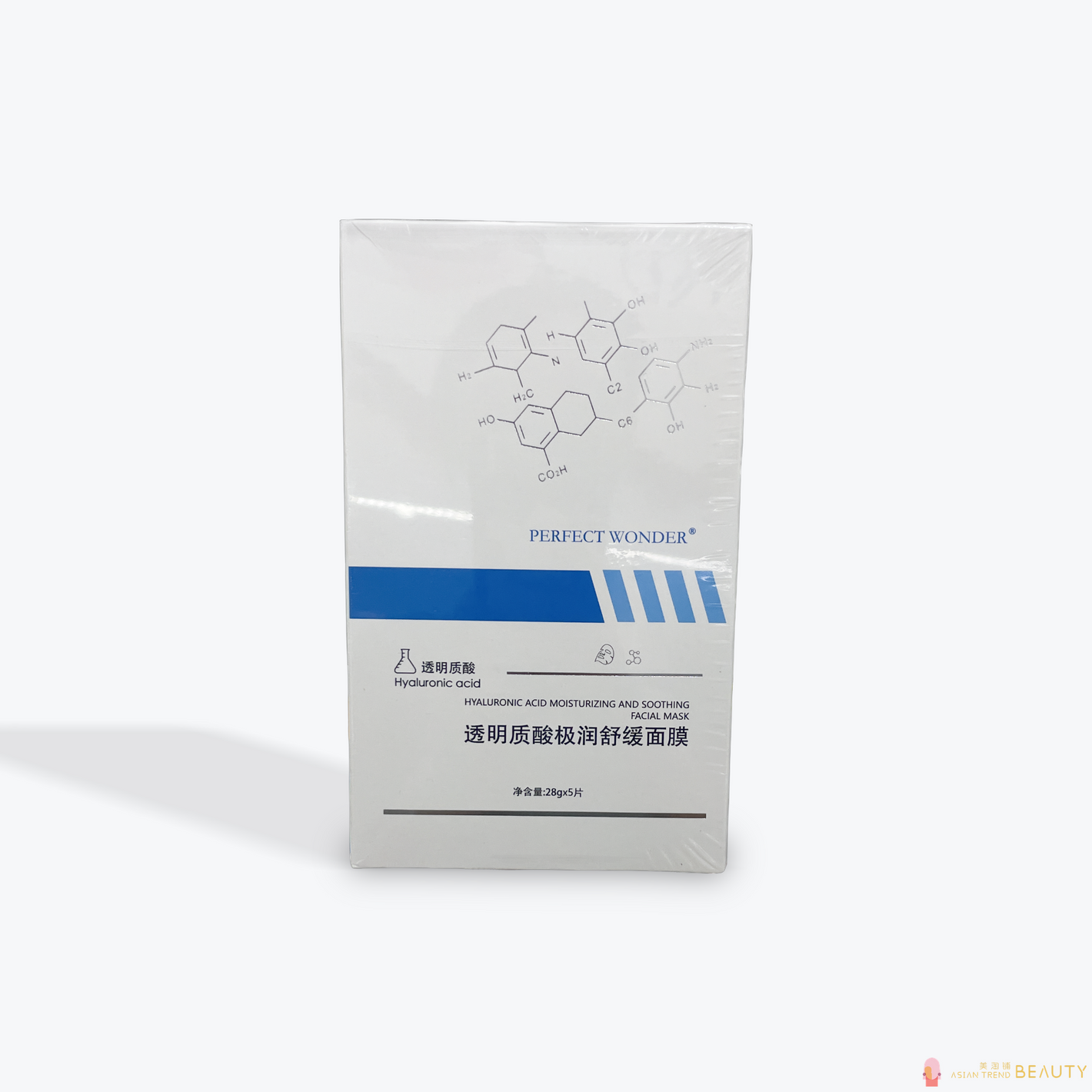 Perfect Wonder Hyaluronic Acid Moisturizing And Soothing Facial Mask 5Pcs
