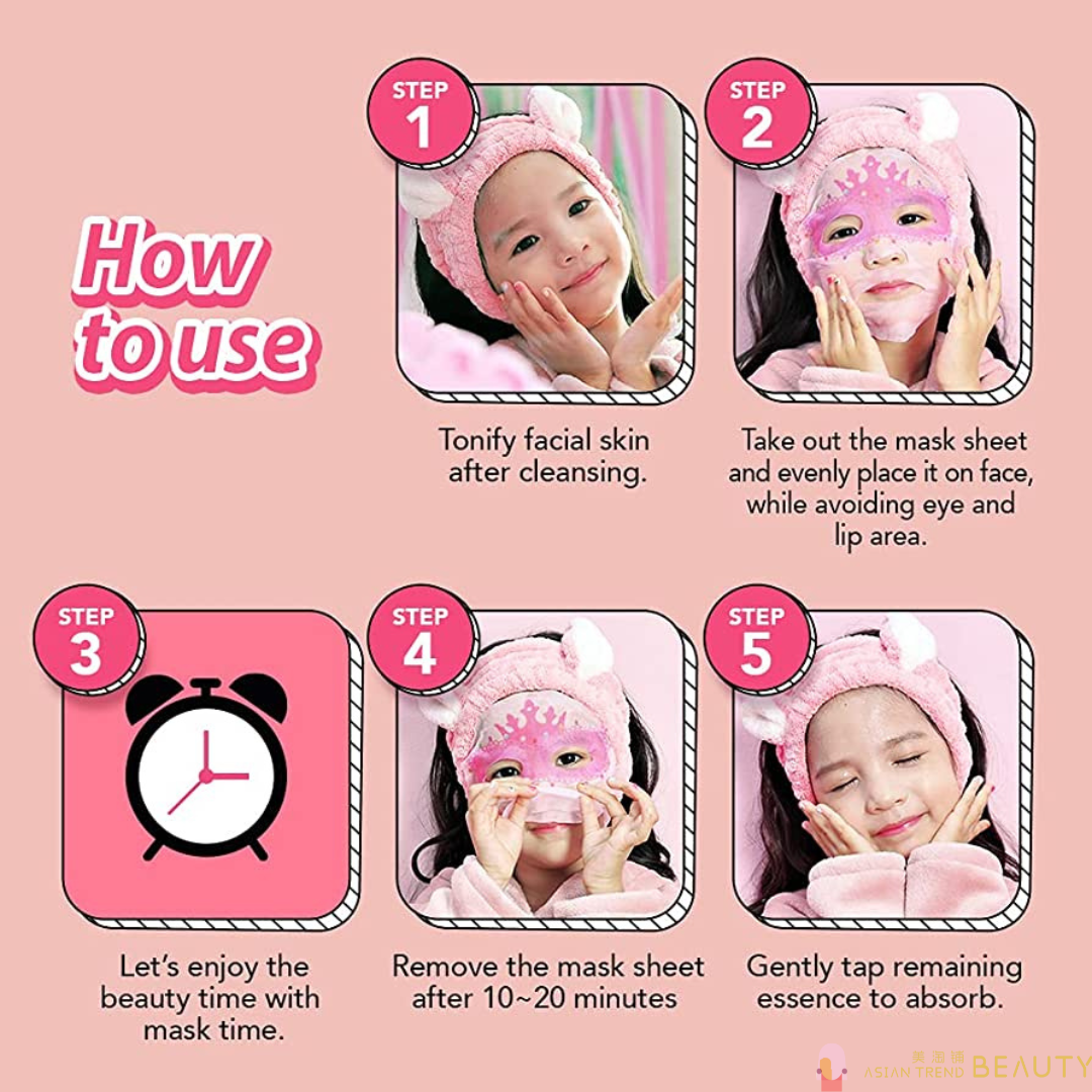 Pinky Kids Moisture Sheet Mask 5pcs