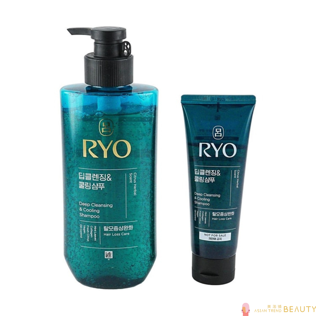 RYO Deep Cleansing & Cooling Shampoo Set 480ml + 112ml