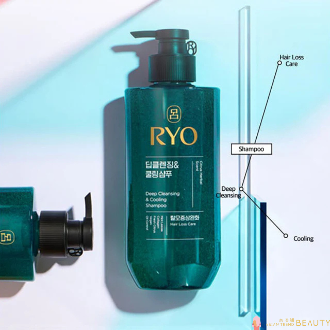 RYO Deep Cleansing & Cooling Shampoo Set 480ml + 112ml