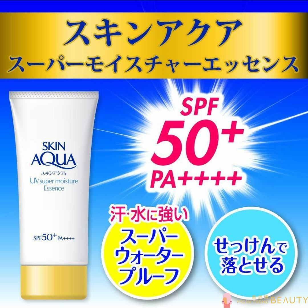Rohto Skin Aqua Super Moisture UV Essence b Sunscreen SPF50+ PA++++ 80g