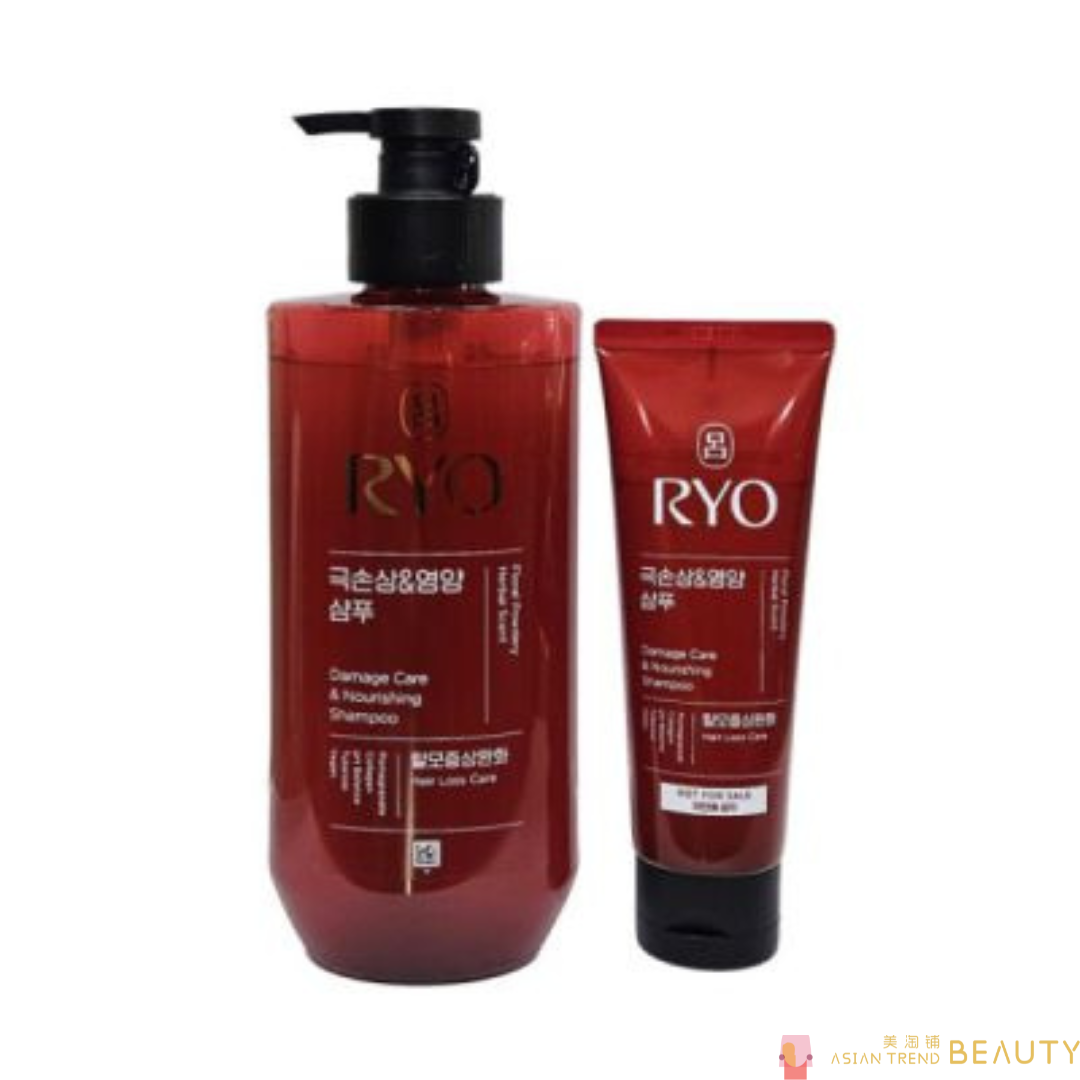 Ryo Hair Damage Care & Nourishing Shampoo Set 480ml + 112ml