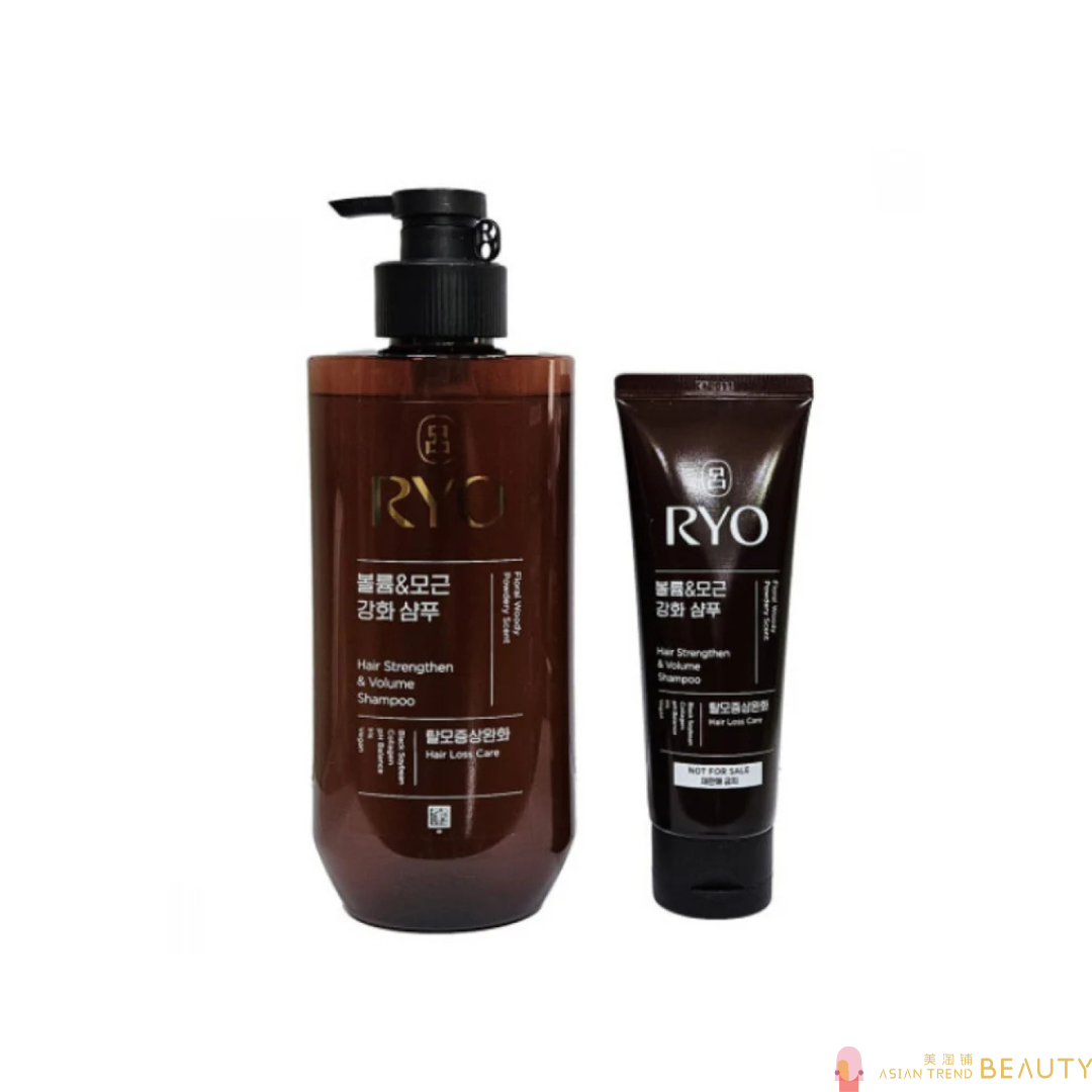 Ryo Hair Strengthen & Volume Shampoo Set 480ml +112ml