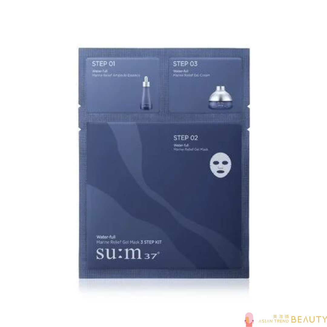 Su:m37 Water-full Timeless Water Gel Mask 3 Step 1pcs