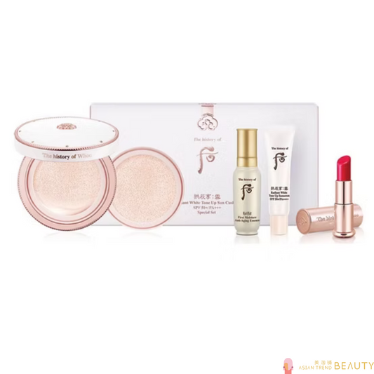 The History of Whoo Seol Radiant White Tone Up Sun Cushion Set