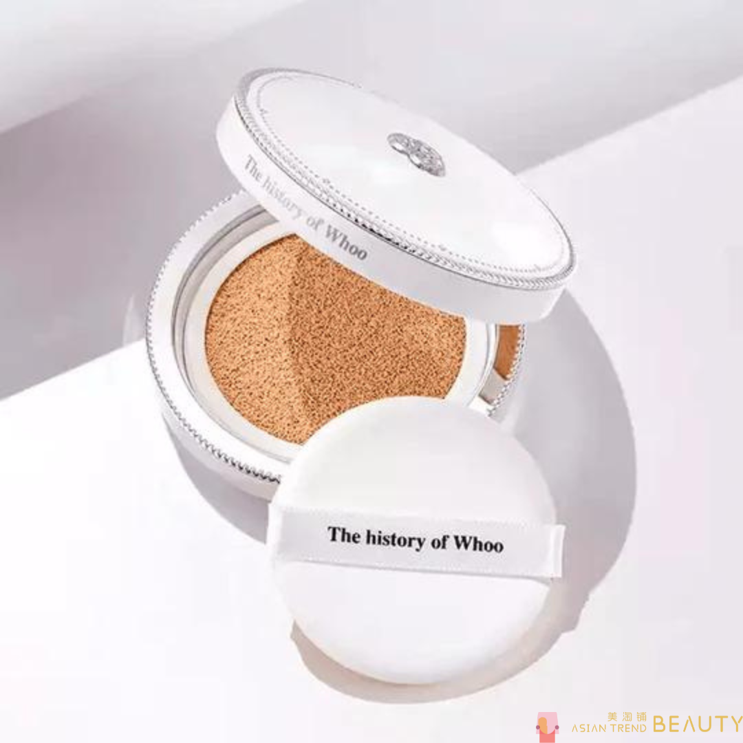 The History of Whoo Radiant White Moisture Cushion Foundation Special Set