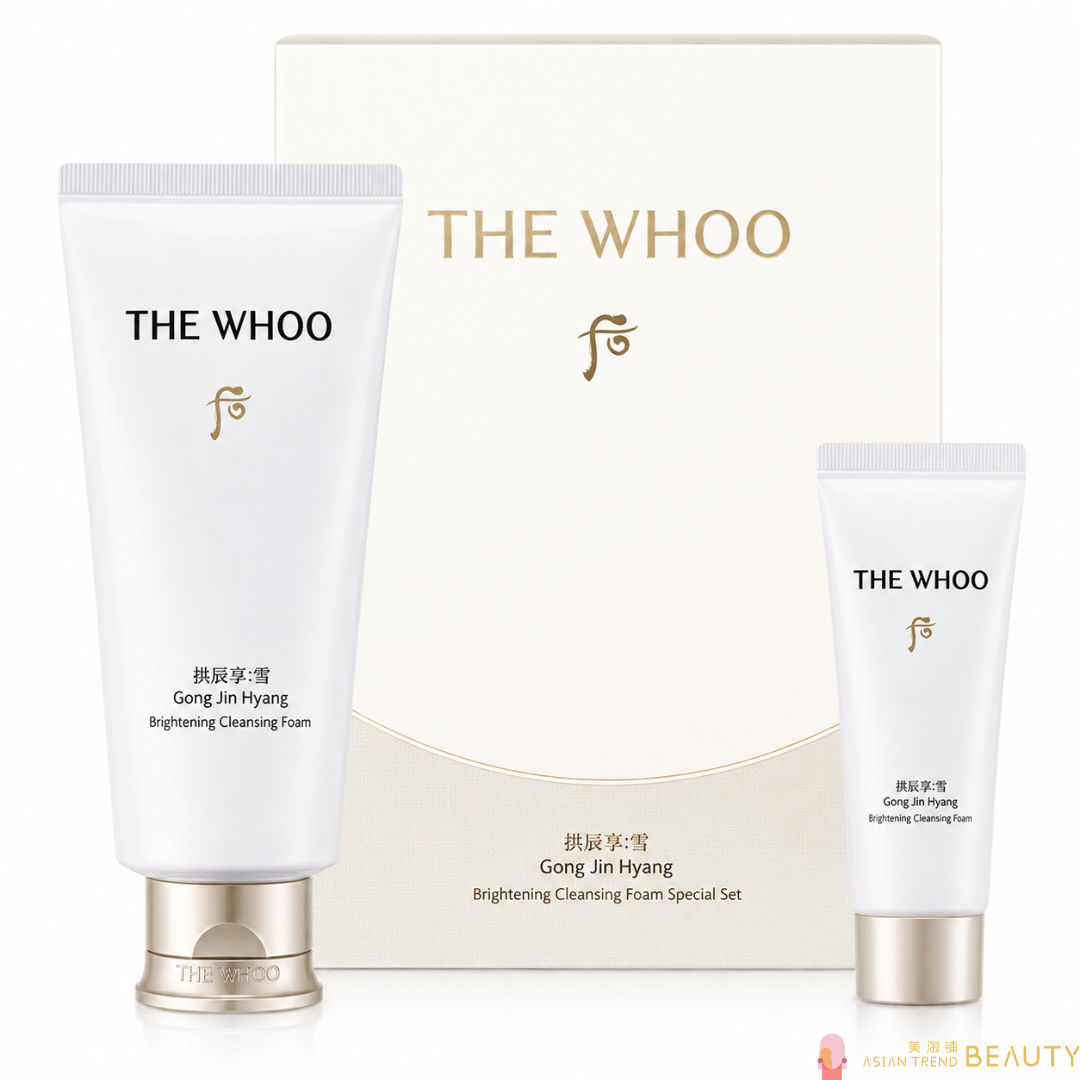 THE WHOO Gong Jin Hyang Brightening Cleansing Foam Special Set