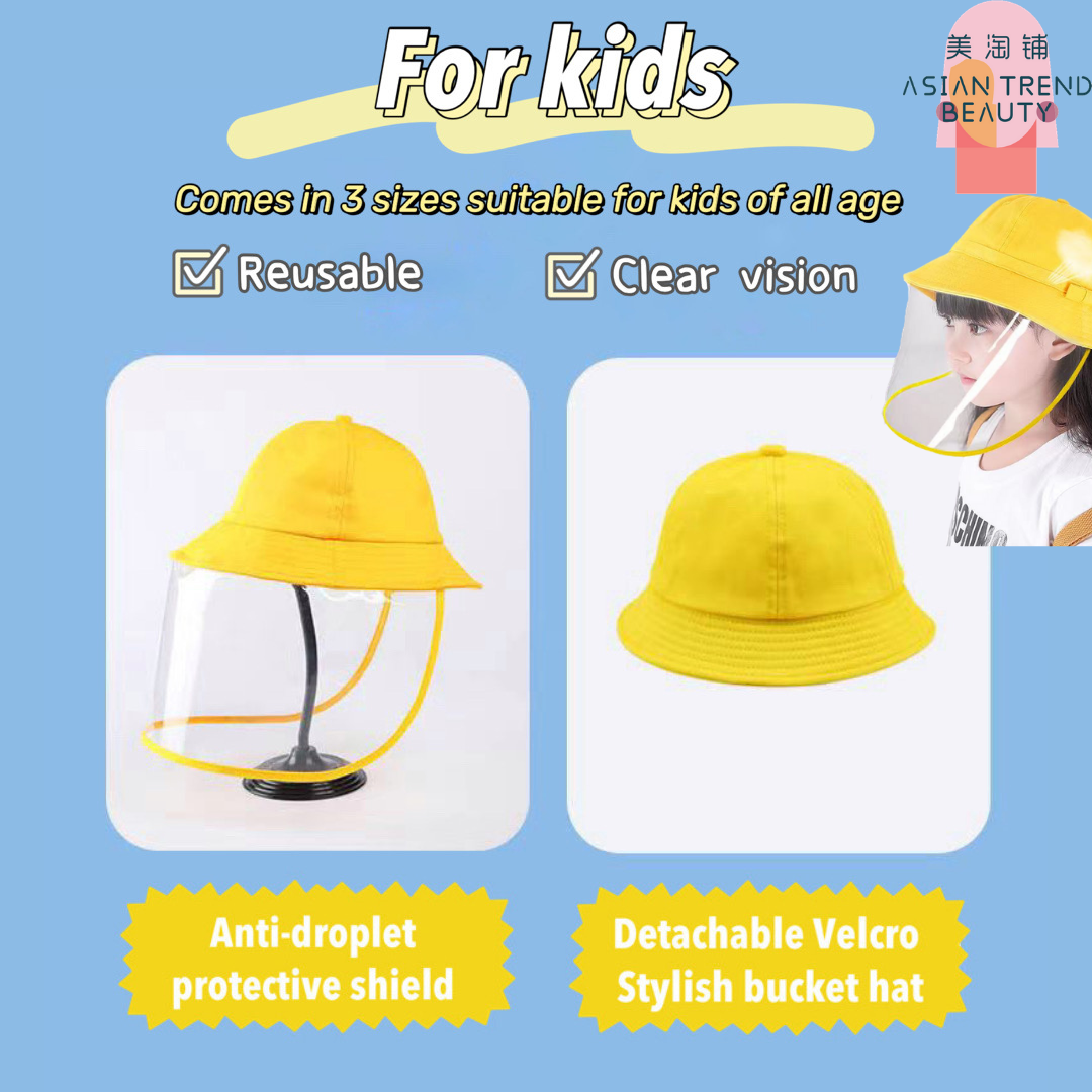 Bucket Hat with Protective Face Shield