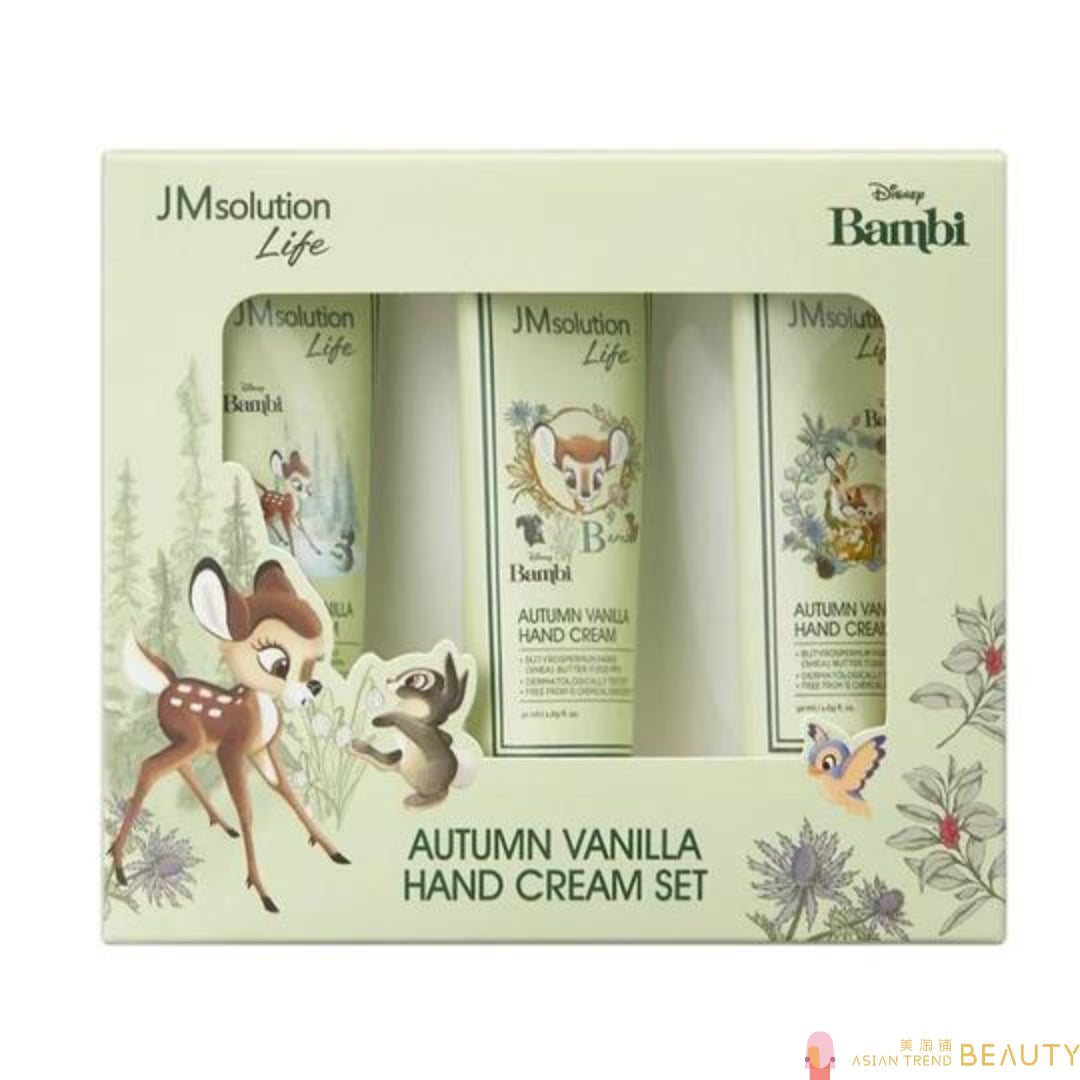 JM Solution X Disney Life Autumn Vanilla Hand Cream (Bambi) 50ml x 3