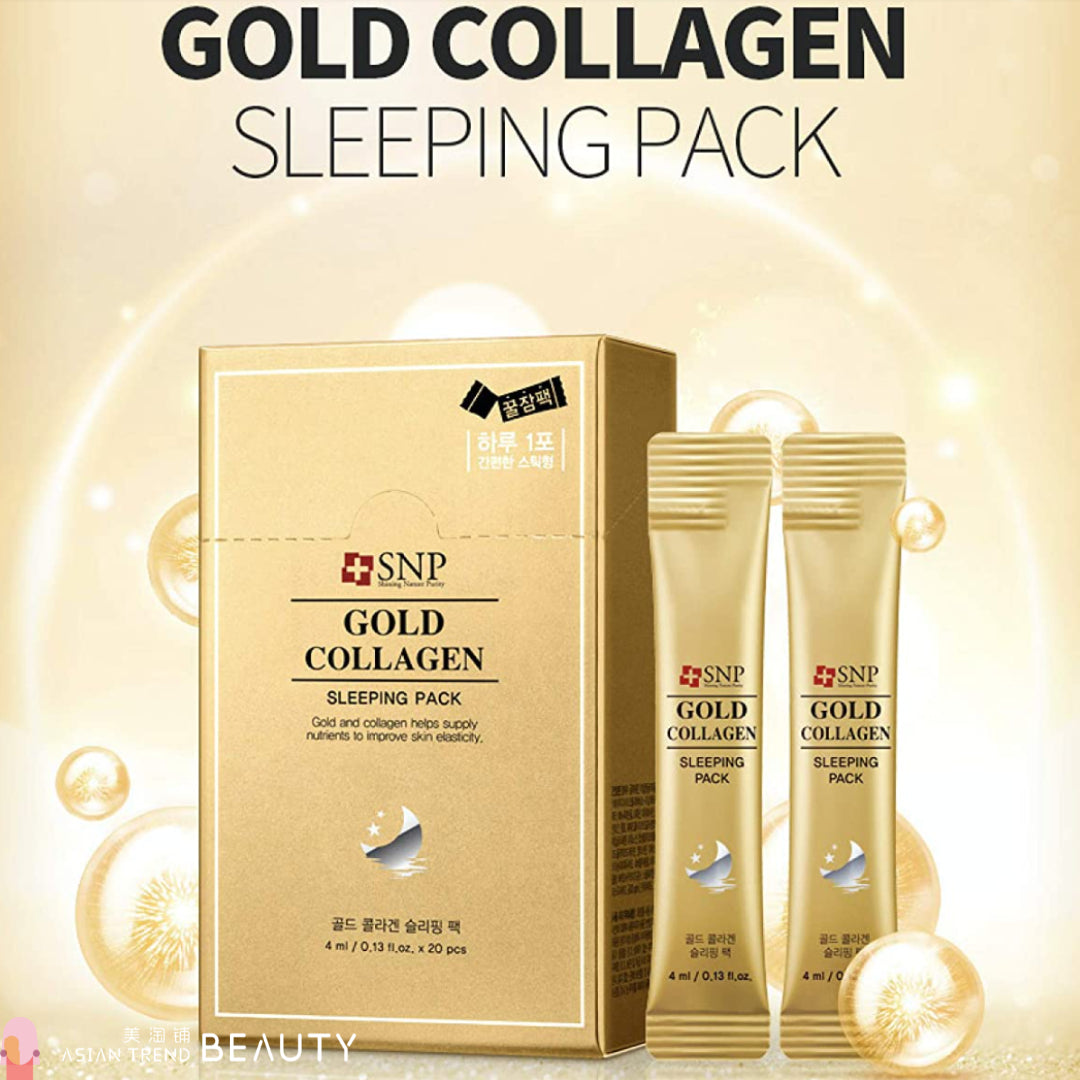 SNP Gold Collagen Sleeping Pack 4mlX20Pcs