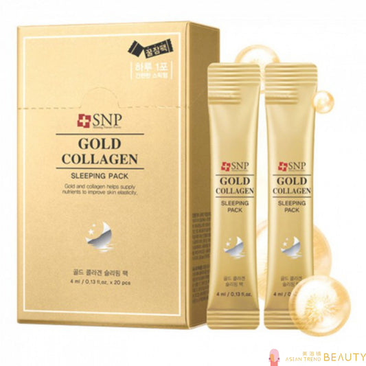 SNP Gold Collagen Sleeping Pack 4mlX20Pcs