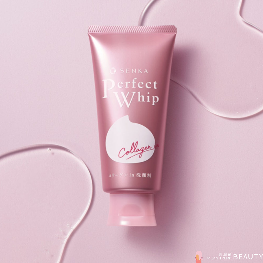 Shiseido Senka Perfect Whip Collagen In 120g #Pink