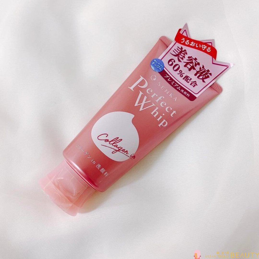 Shiseido Senka Perfect Whip Collagen In 120g #Pink