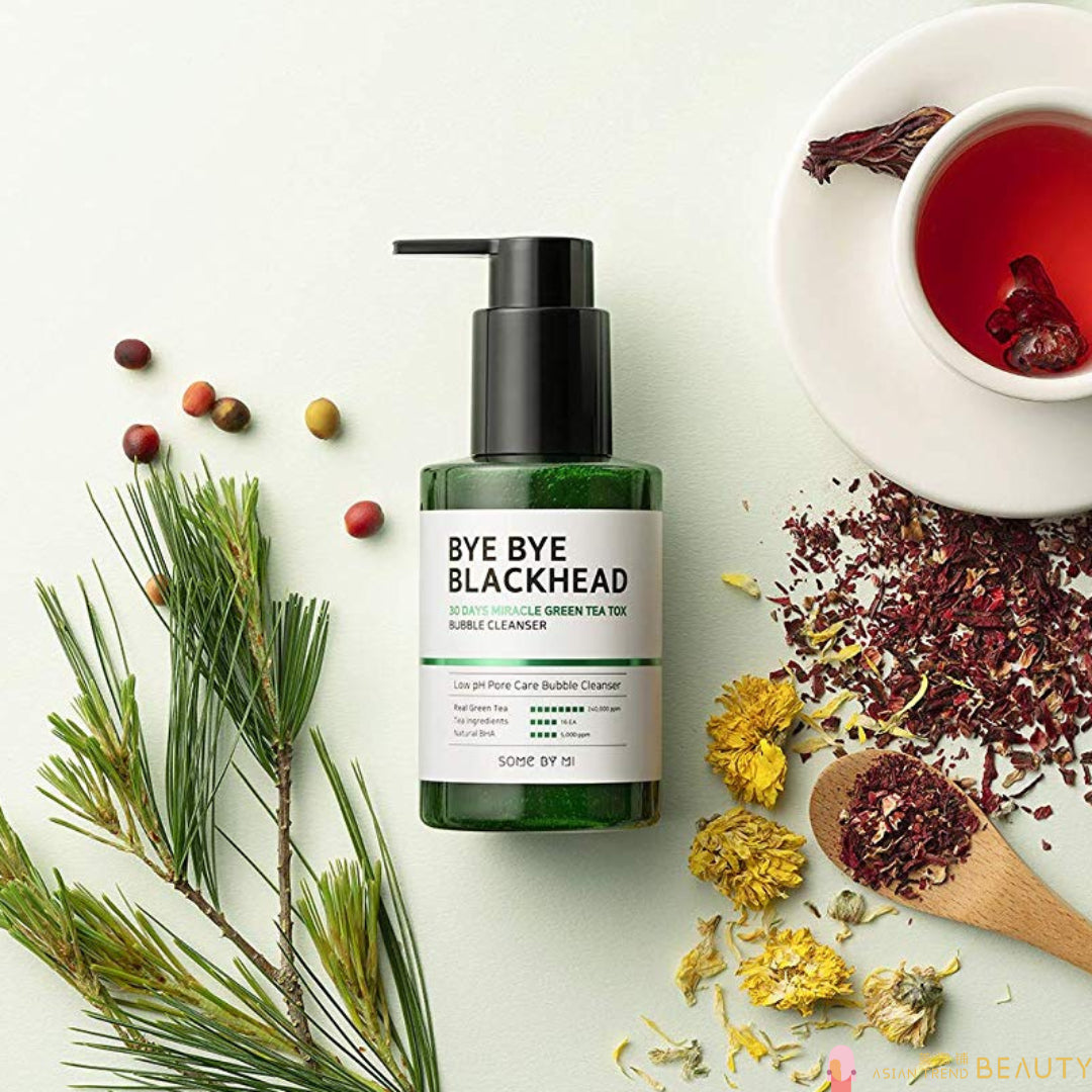 Some By Mi Bye Bye Blackhead Miracle Green Tea Tox Bubble Cleanser 120g