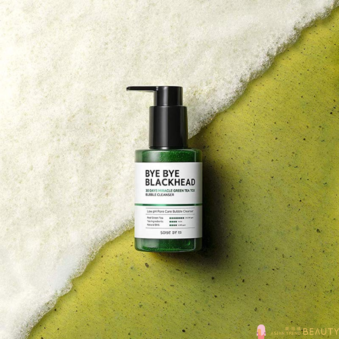 Some By Mi Bye Bye Blackhead Miracle Green Tea Tox Bubble Cleanser 120g