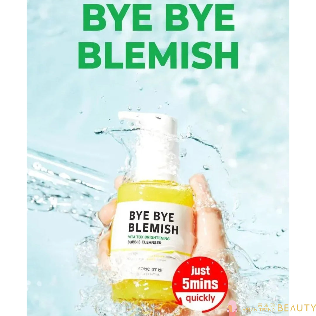 Some By Mi Bye Bye Blemish Vita Tox Brightening Bubble Cleanser 120g