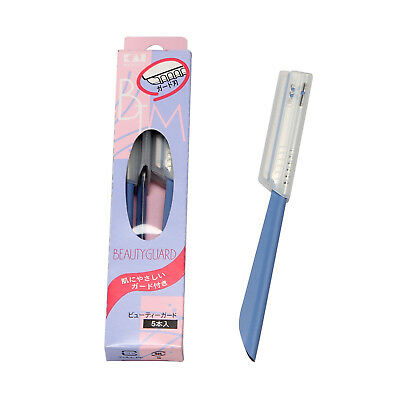 Kai Beauty M Shape Shaving Razor with Guard 5pcs